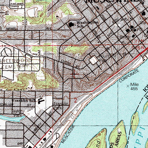 Topographic Map of Our Lady of Guadlupe Church, IA