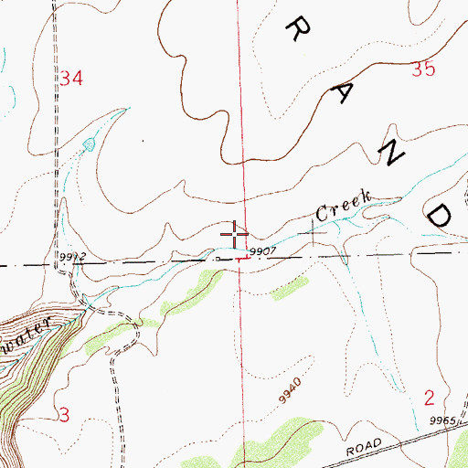 Topographic Map of Somerville-McCullah Reservoir, CO