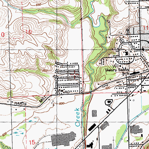 Topographic Map of New Life Assembly of God Church, IA
