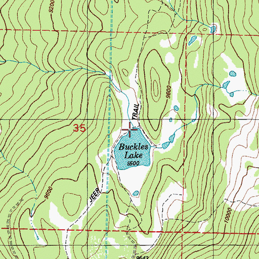 Topographic Map of Harris Brothers and Boone Number 1 Dam, CO