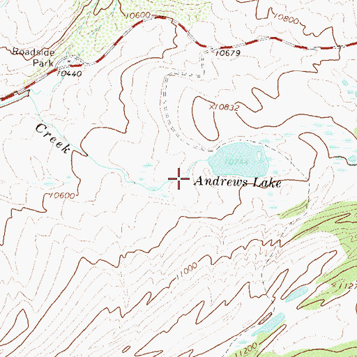 Topographic Map of Duck Slough Dam, CO