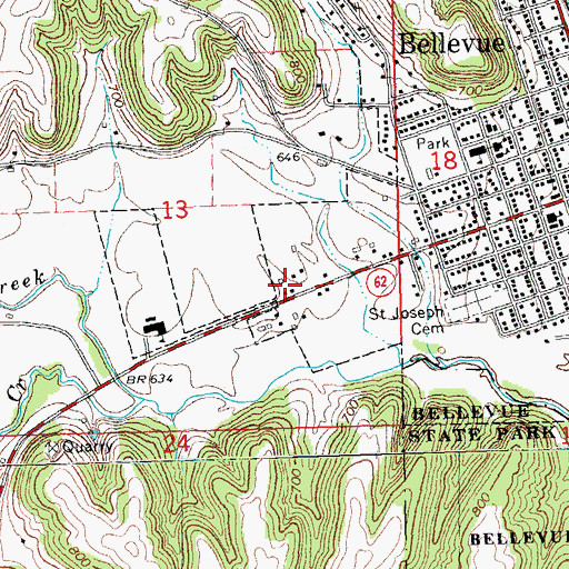 Topographic Map of Medical Associates Clinic, IA