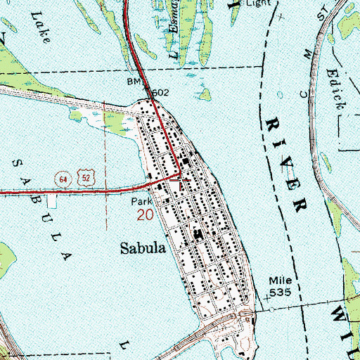 Topographic Map of Jackson County Welcome Center, IA