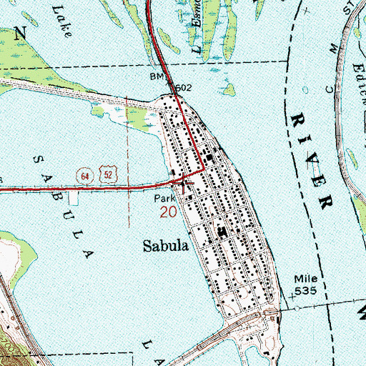 Topographic Map of Saint Peters Catholic Church, IA