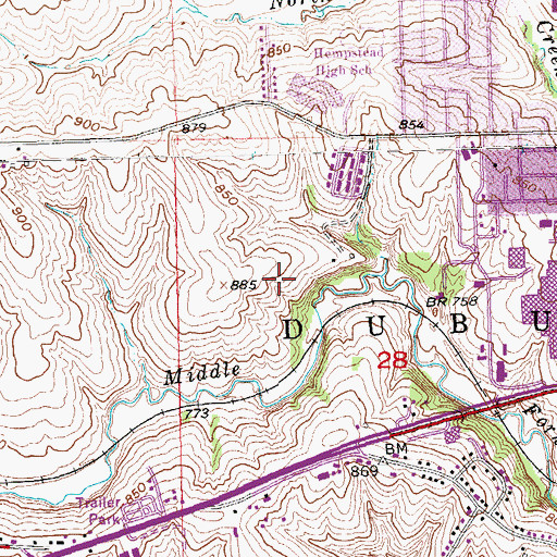 Topographic Map of Tri-State Surgery Center, IA