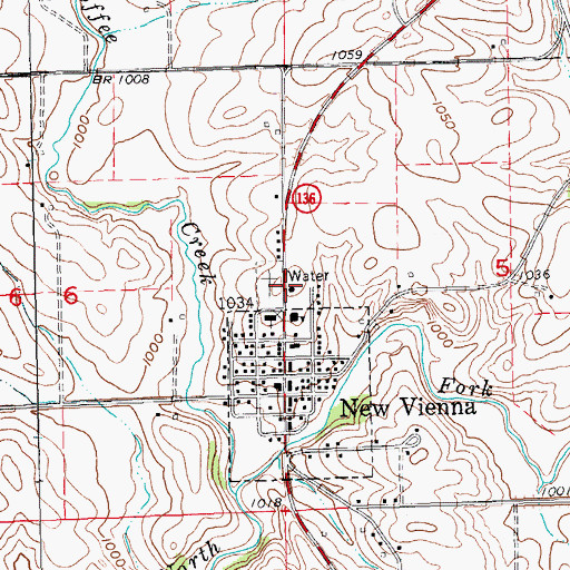 Topographic Map of Heritage House Museum, IA