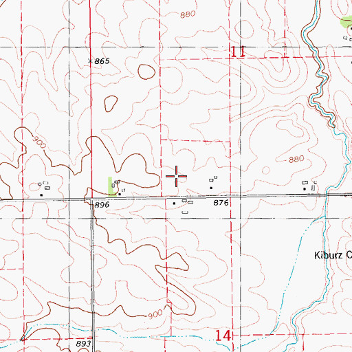 Topographic Map of Berean Bible Church, IA