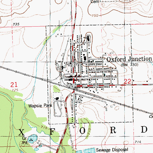 Topographic Map of Wregie Memorial Library, IA