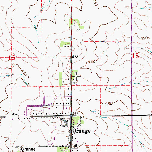 Topographic Map of Church of the Brethren, IA