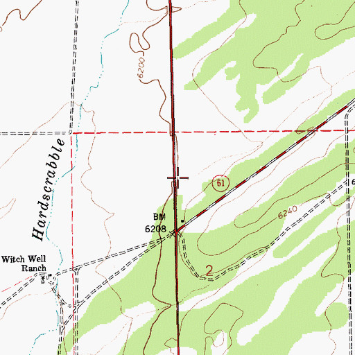 Topographic Map of Brown Wash, AZ