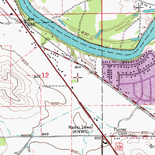 Topographic Map of Triumphant Family Church, IA