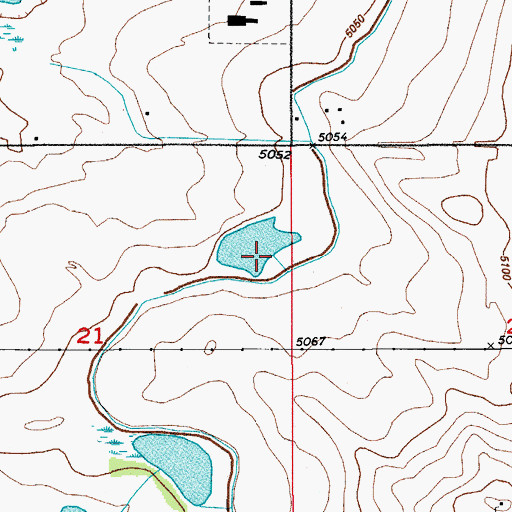 Topographic Map of Munger Number 2 Dam, CO