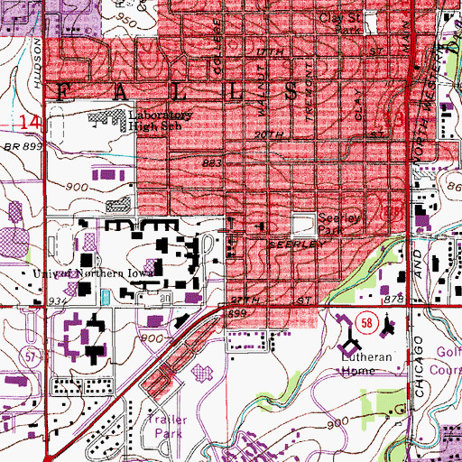 Topographic Map of Center for Educational Technology, IA