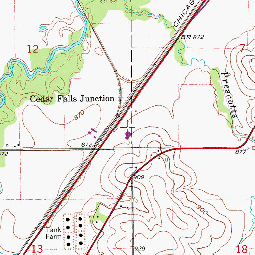 Topographic Map of Harmony House Health Care Center, IA