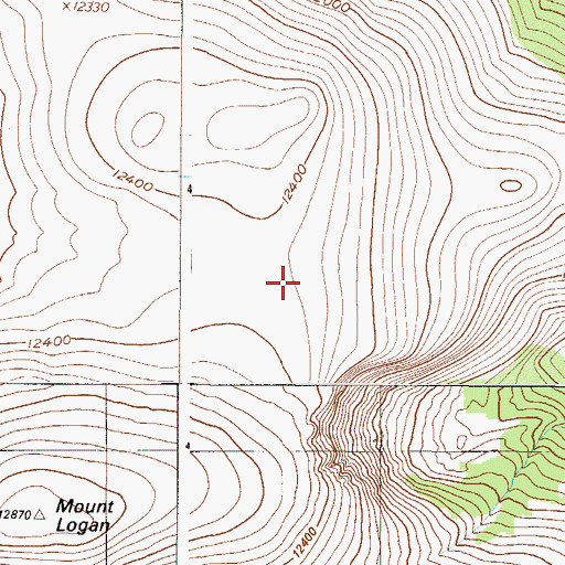 Topographic Map of Estates Reservoir Number 1, CO