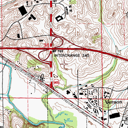 Topographic Map of Iowas Children Museum, IA