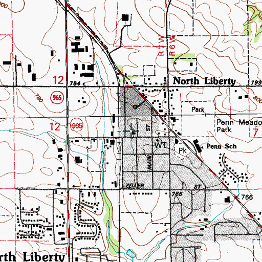 Topographic Map of Apostolic Christian Church, IA