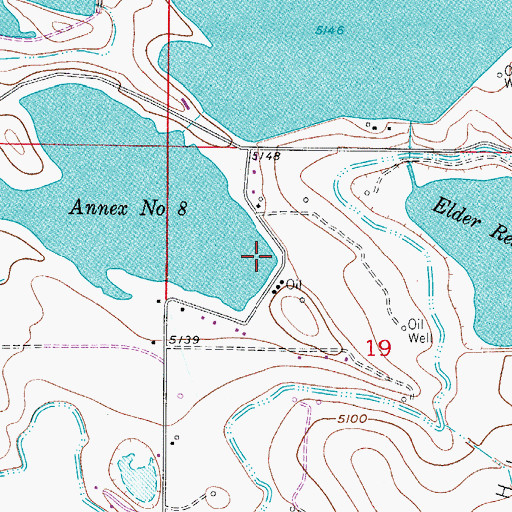 Topographic Map of Annex Number 8 Dam, CO