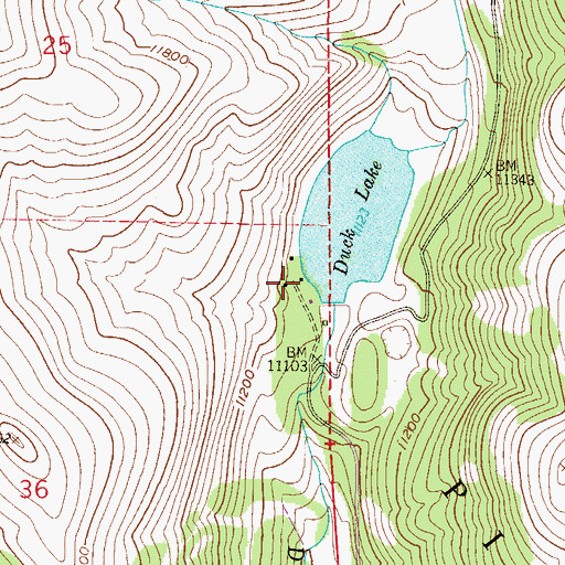 Topographic Map of Altura Dam, CO