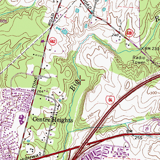 Topographic Map of Virginia Chase County Park, VA