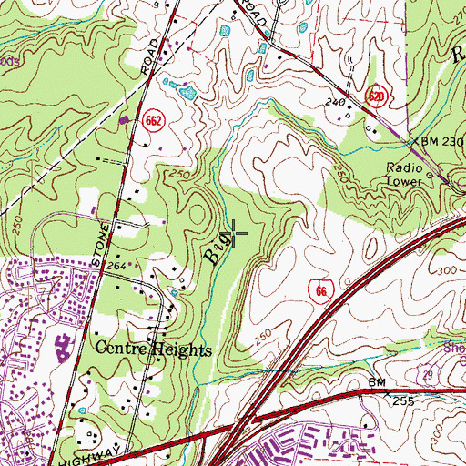 Topographic Map of Virginia Chase County Park, VA