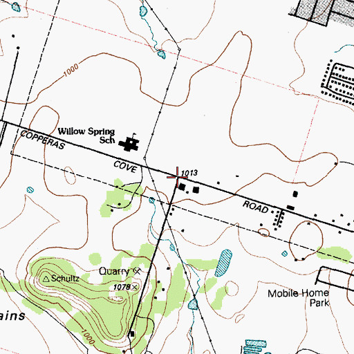 Topographic Map of Ellison Ninth Grade Center, TX