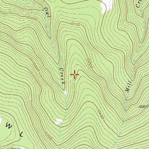 Topographic Map of Fairport Reservoir, CO