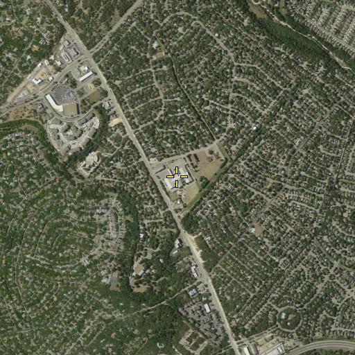 Aerial/Satellite Image of Oak Meadow Elementary School, TX