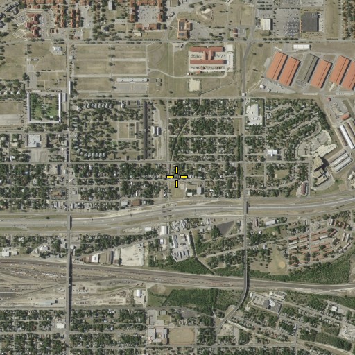Aerial/Satellite Image of Pershing Elementary School, TX