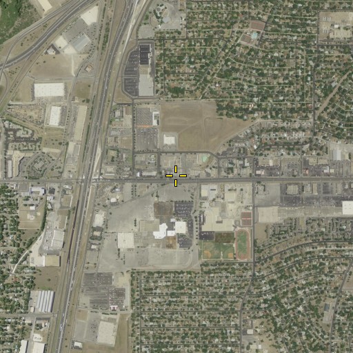 Aerial/Satellite Image of Roosevelt High School, TX