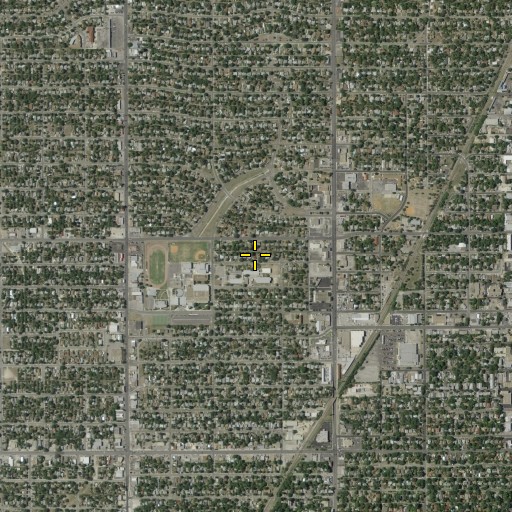 Aerial/Satellite Image of Rogers Elementary School, TX