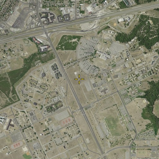 Aerial/Satellite Image of Lackland Elementary School, TX