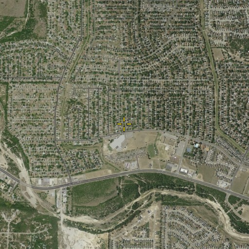 Aerial/Satellite Image of Lloyd Knowlton Elementary School, TX