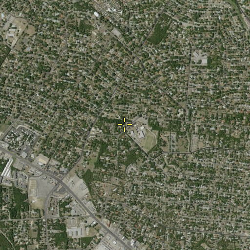 Aerial/Satellite Image of Longfellow Middle School, TX
