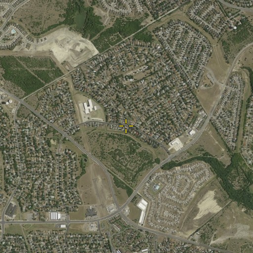 Aerial/Satellite Image of Miller Point Elementary School, TX