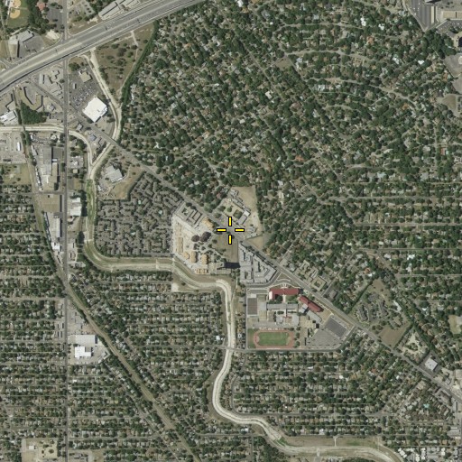 Aerial/Satellite Image of Jackson - Keller Elementary School, TX