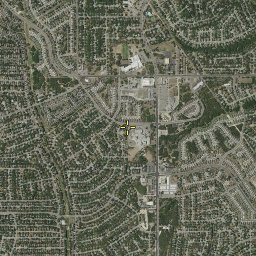 Aerial/Satellite Image of James Carson Elementary School, TX