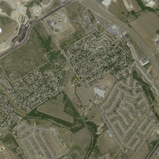 Aerial/Satellite Image of Kitty Hawk Middle School, TX