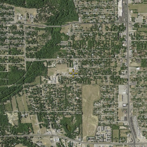 Aerial/Satellite Image of Henry Carroll Elementary School, TX