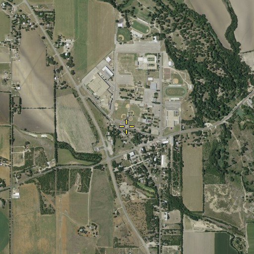 Aerial/Satellite Image of Hidden Cove Elementary School, TX