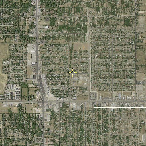 Aerial/Satellite Image of Hirsch Elementary School, TX