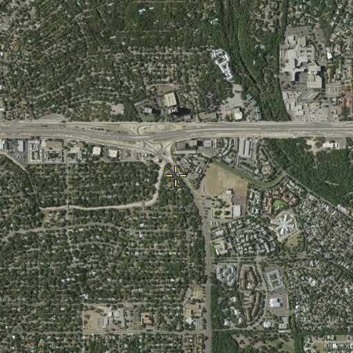 Aerial/Satellite Image of Garner Middle School, TX