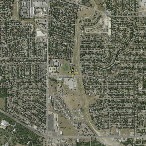 Aerial/Satellite Image of Gregorio Esparza Elementary School, TX