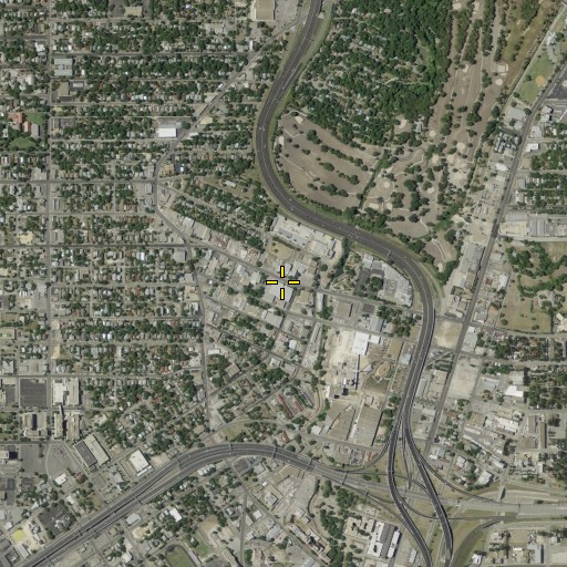 Aerial/Satellite Image of Hawthorne Elementary School, TX