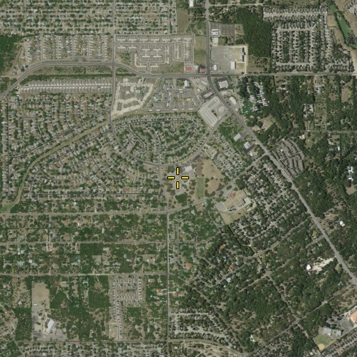 Aerial/Satellite Image of Rudder Middle School, TX