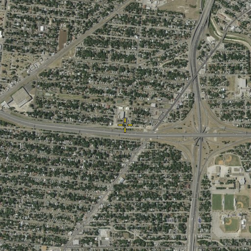 Aerial/Satellite Image of Collins Garden Elementary School, TX