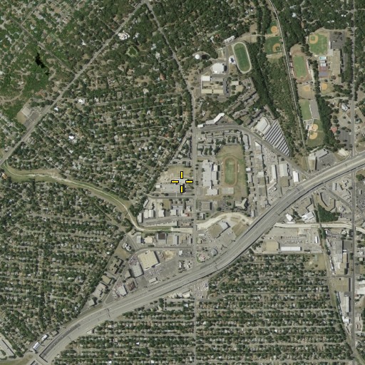 Aerial/Satellite Image of Colonial Hills Elementary School, TX