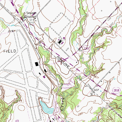 Topographic Map of A and M Consolidated High School, TX