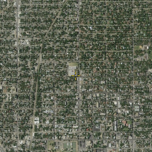 Aerial/Satellite Image of Twain Middle School, TX