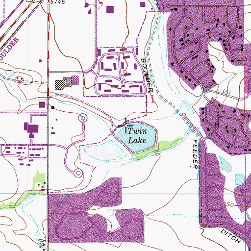 Topographic Map of Davis Number 2 Dam, CO
